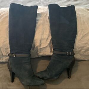 Alfani Black Faux Suede Knee-High Women's Boots